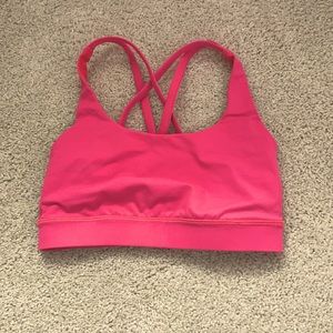 Lululemon pink sports bra size 2 🍋